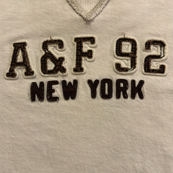 Abercrombie & Fitch Long Sleeve Cream Color Shirt Size S - Picture 5 of 6